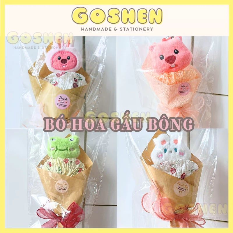 (Hỏa Tốc) Bó Hoa Gấu Bông Nhiều Mẫu Dễ Thương Xinh Xắn Quà Tặng Bạn Gái