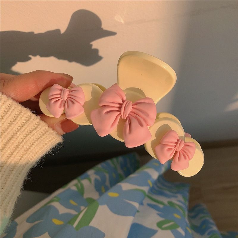 Kẹp Tóc Hình Trái Đào Pastel Nhẹ Nhàng Phong Cách Hàn Quốc