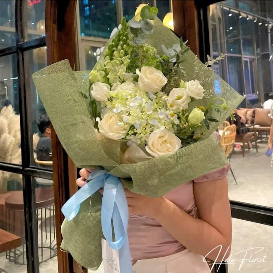 (50cm x Dài 4.5m) Cuộn Lưới Vải Bao Bố Cứng Chuyên Gói Hoa, Bó Hoa, Bọc Hoa, Lót Hoa