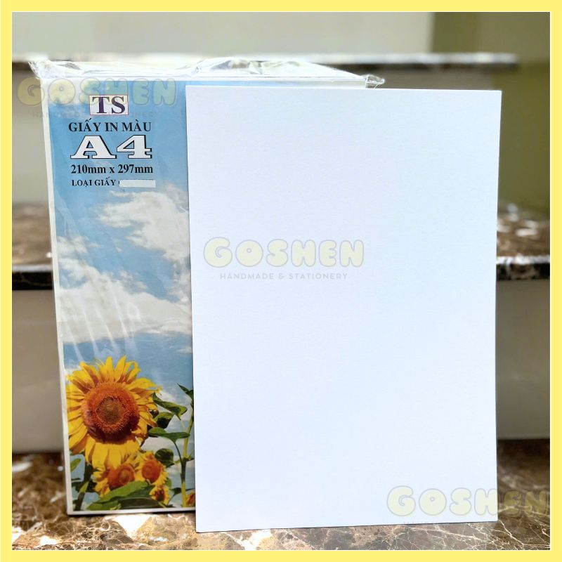 Giấy Bìa Cứng A4 Định Lượng 250gsm Dùng Trong In Ấn, Trang Trí
