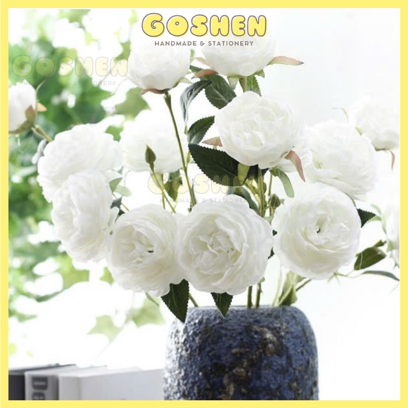 Đầu Bông Hoa Mẫu Đơn Vải - Handmade - Làm Oản Tài Lộc, Tháp Bánh Kẹo, Decor Quạt
