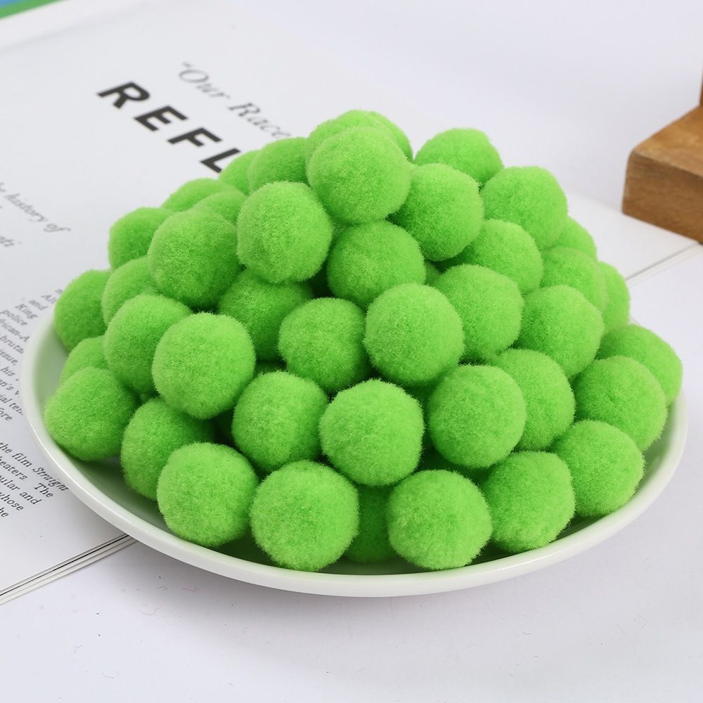 Pom Pom Cục Bông Hàng Đẹp Dùng Trang Trí, Làm Đồ Handmade Nhiều Kích Cỡ