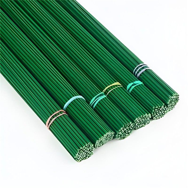 Kẽm cành, kẽm thân, que kẽm bọc nhựa 30cm, 40cm làm thân hoa giả