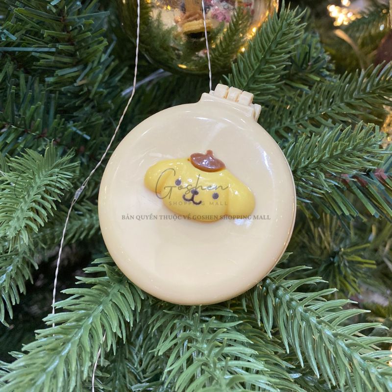 Gương Lược Tròn Mini Charm Hoạt Hình Cute