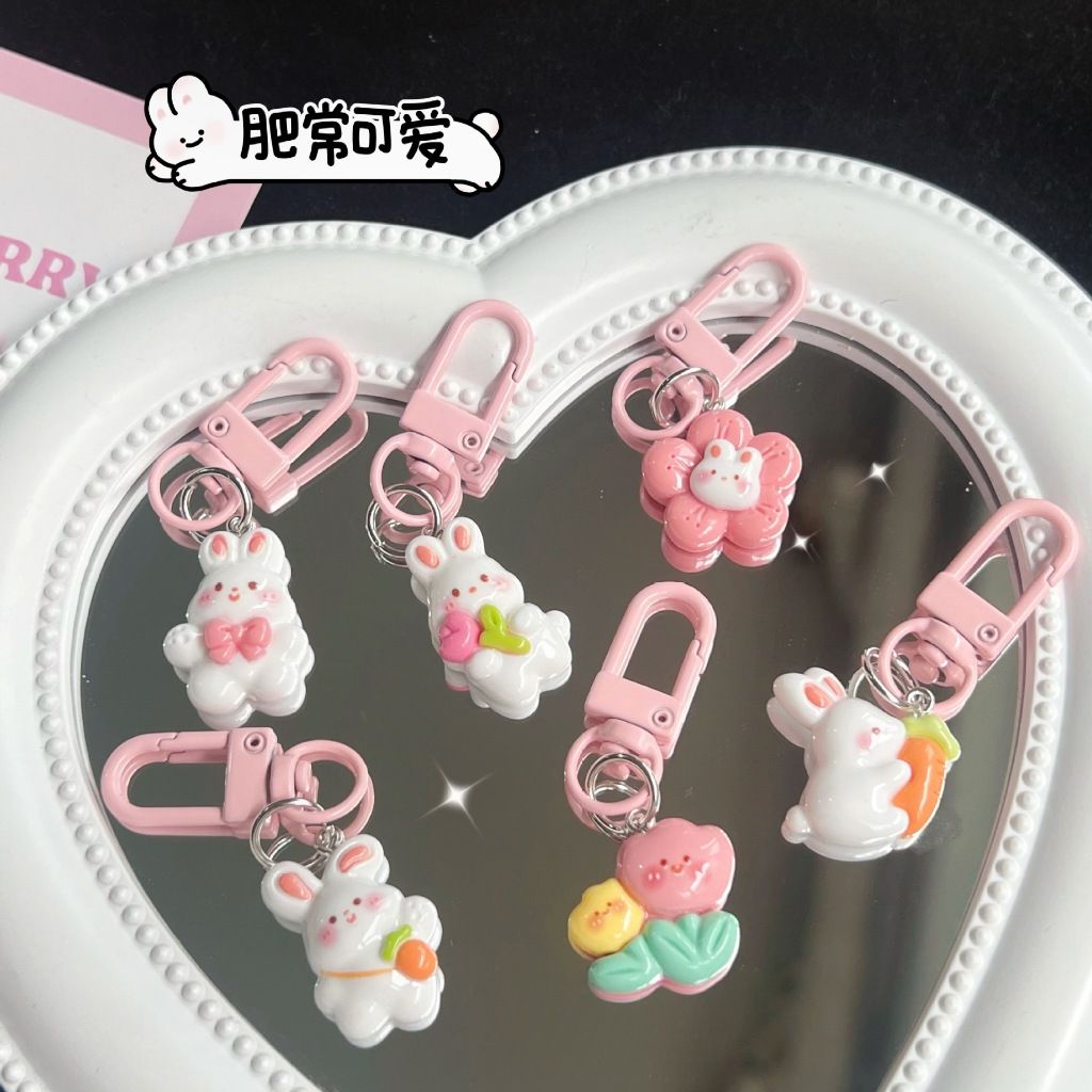 Móc Khóa Charm Mini Hoạt Hình, Móc Treo Balo, Túi Xách Cute Dễ Thương