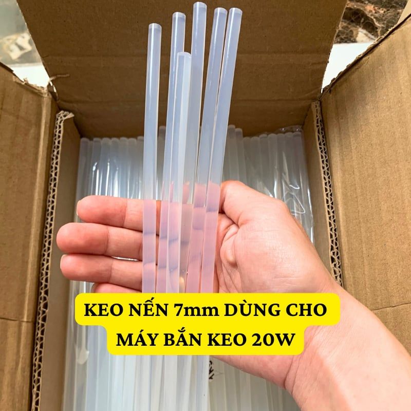 Keo Nến Loại 1 Dẻo, Trong, Dùng Cho Máy Bắn Keo Loại Nhỏ Và Lớn