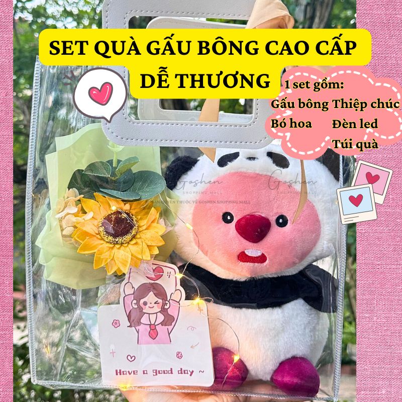 (Hỏa Tốc) Quà Gấu Bông, Bó Hoa Tặng Người Yêu, Bạn Bè Dịp Sinh Nhật, Lễ Tình Nhân