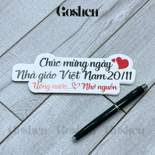 (Lẻ 1 cái) BANNER Theo Even, Nhiều Mẫu Mã, Dày, Cứng Cáp 12cm.