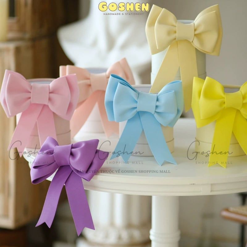 (12 x 18cm) Nơ Xốp Trang Trí Bó Hoa, Bánh Kem, Quà