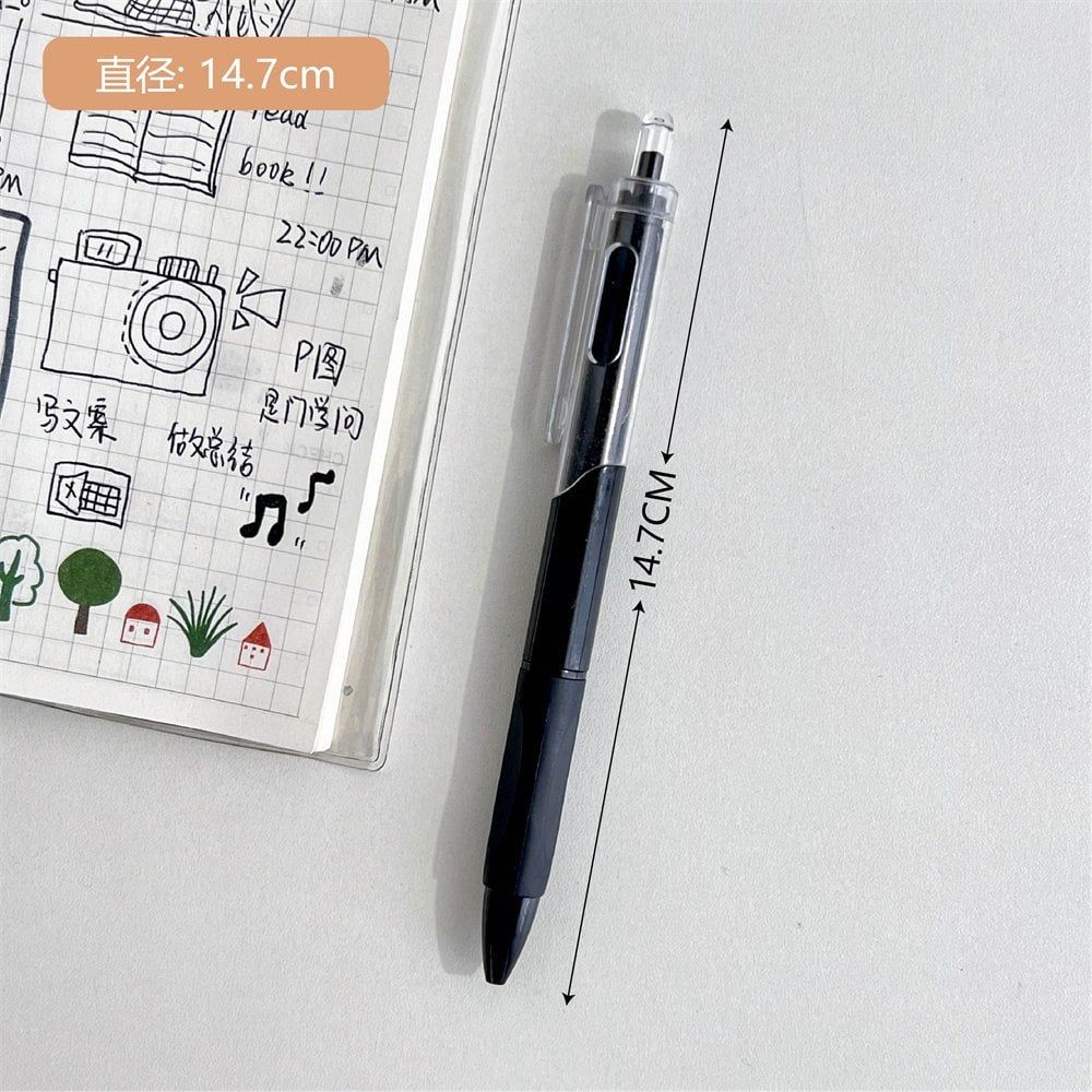 Bút Gel Mực Nước 0.5mm Màu Đen Nhanh Khô Viết Đều Trơn Tru Chất Lượng Cao