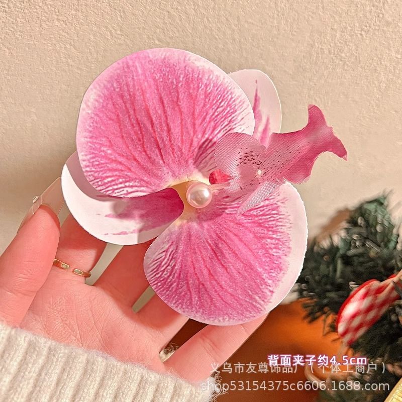 Kẹp Tóc Hoa Lan Hồ Điệp Siêu Xinh Đi Biển
