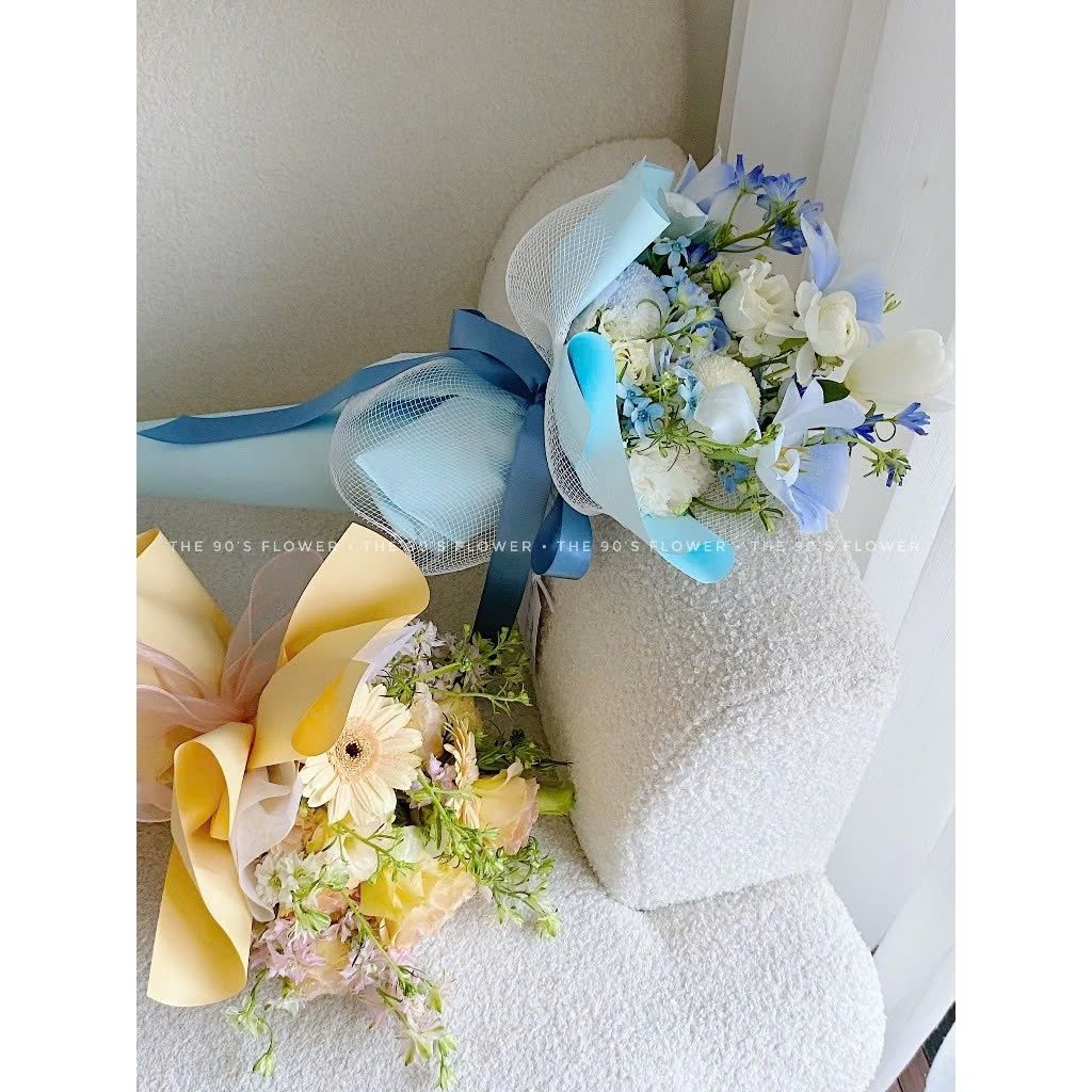 (58*58cm) Giấy Satin Gói Hoa Mờ Đặc Cao Cấp Không Thấm Nước, Màu Đẹp Sắc Nét.