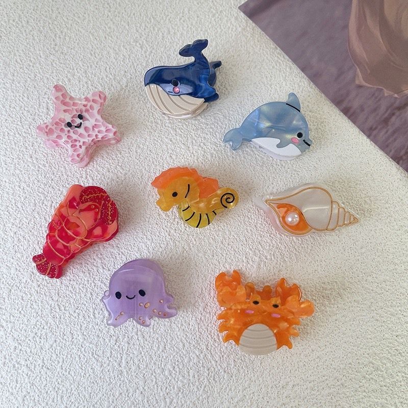 Kẹp Sao Biến, Cua Ốc, Kẹp Hải Sản Dễ Thương Cute Mini Nhỏ Xinh