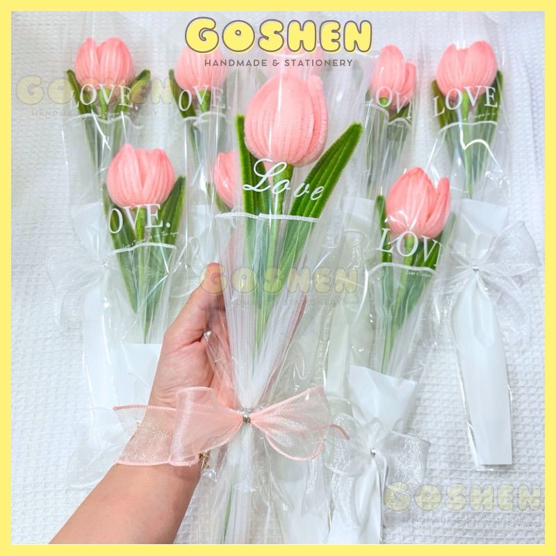 Bó Hoa Kẽm Nhung Làm Sẵn Tặng Thầy Cô, Tặng Mẹ, Tặng Người Yêu 20/10, 20/11, 08/03, bó hoa tặng sinh nhật
