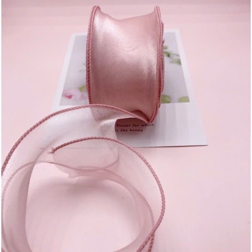 (4cm x Dài 4m) Cuộn Ruy Băng Voan Viền Sóng và Ánh Galaxy, Màu Sắc Trẻ Trung Thắt Nơ,Bó Hoa,Trang Trí Hộp Quà