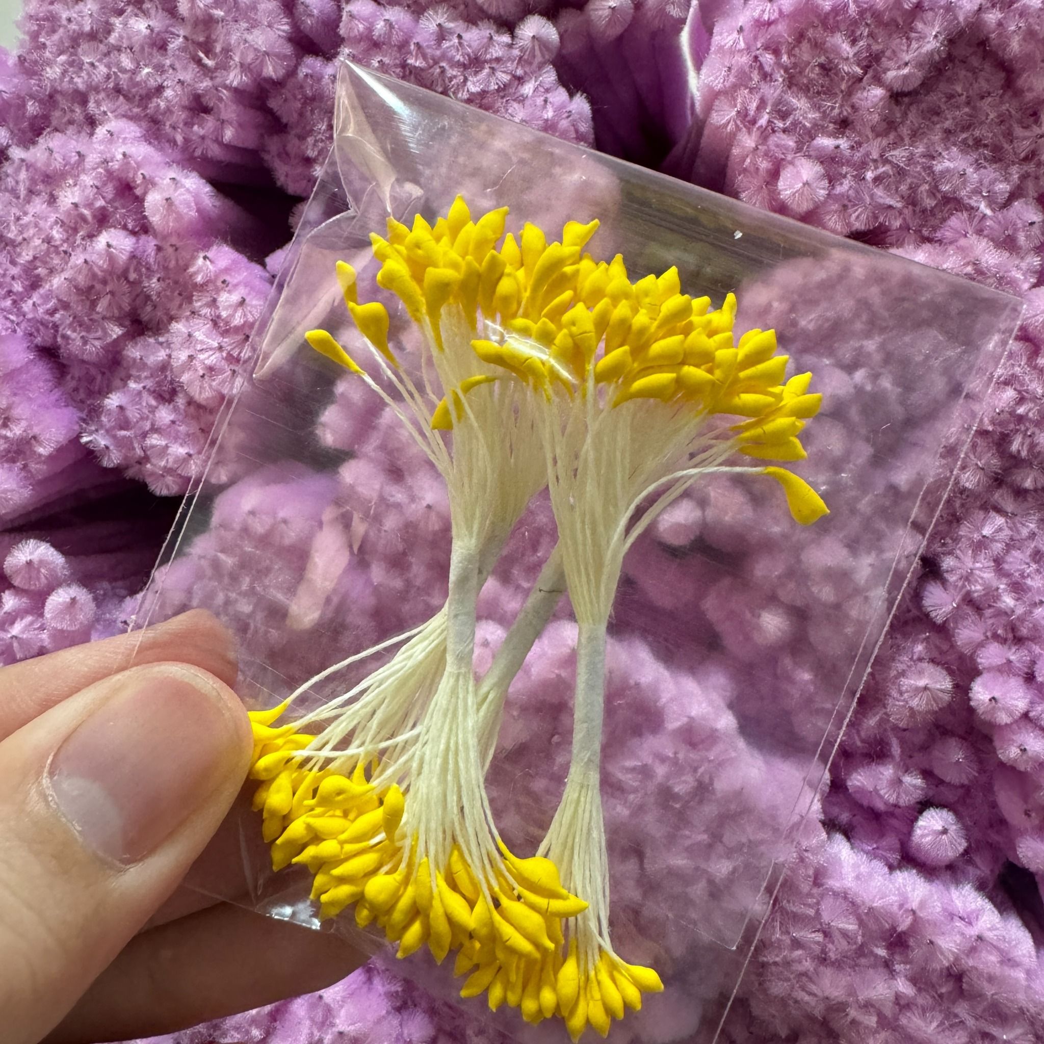 Nhụy hoa, nhuỵ bột làm hoa mai, đào, mẫu đơn, hoa handmade