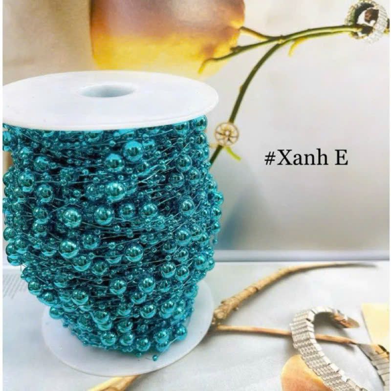 Chuỗi ( Cuộn ) Hạt Trai - Ngọc Trai Nhựa 8mm Nhiều Màu Trang Trí Hoa, Đồ Handmade