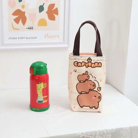 Túi Vải Oxford, Túi Vải Canvas Đựng Ly Giữ Nhiệt, Bình Cốc Giữ Nhiệt Đi Học Đi Làm