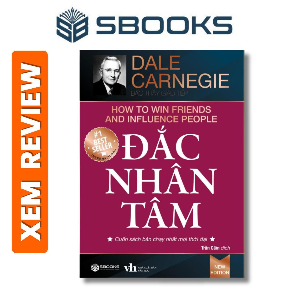 Sách - Đắc Nhân Tâm (Khổ Lớn) - Tác giả Dale Carnegie - Sách phát triển bản thân bán chạy nhất mọi thời đại - Sách Sbooks chính hãng