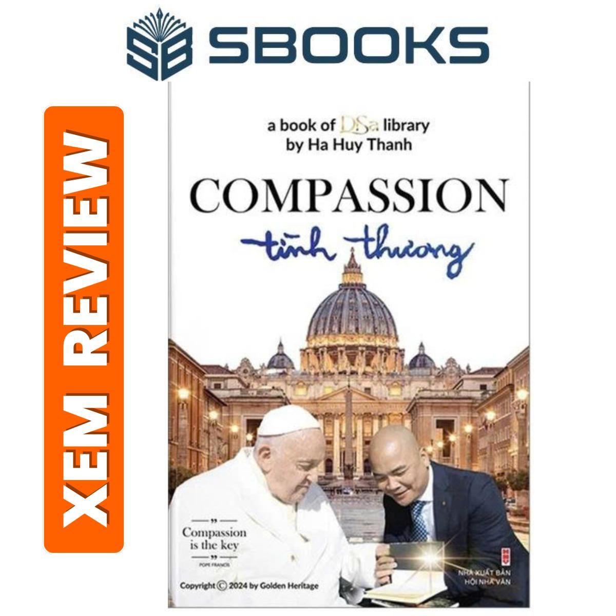 Sách - Compassion - Tình Thương - Bìa cứng - Sách phát triển kĩ năng sống 2024 - Sách Sbooks chính hãng