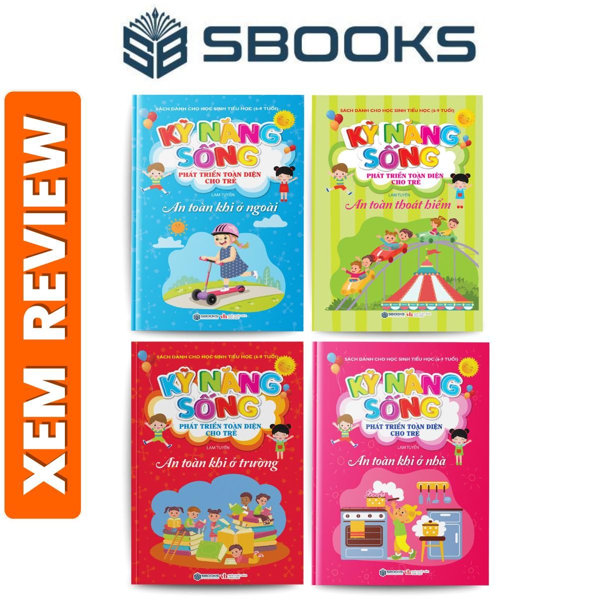 Sách - Combo 4 cuốn sách kỹ năng sống phát triển toàn diện cho trẻ, sách kỹ năng cho cha mẹ nuôi dạy con cái nên đọc 2024 - Sách Sbooks chính hãng