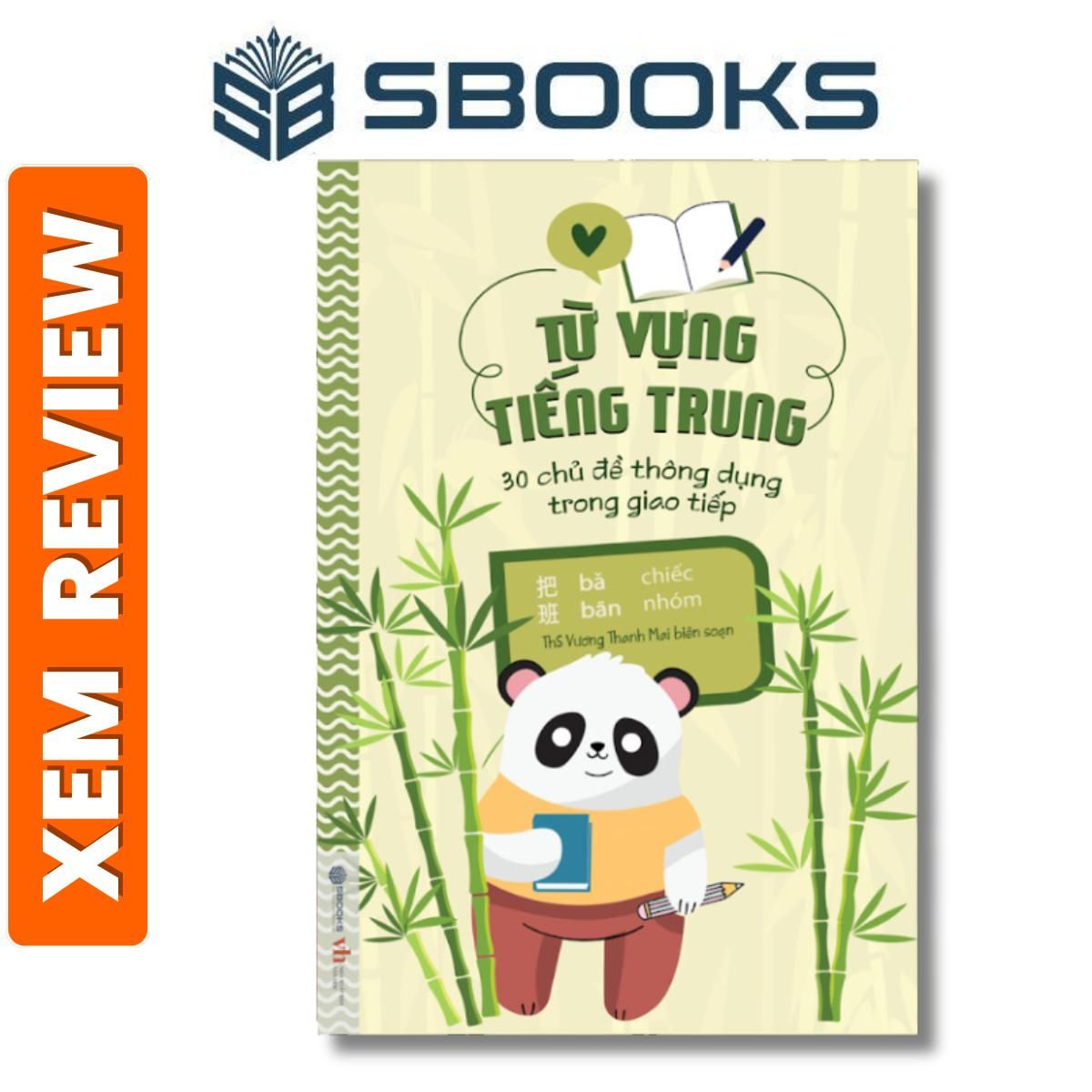 Sách - Từ Vựng Tiếng Trung - Ths. Vương Thanh Mai - Sách ngốn ngữ 2024 - Sách Sbooks chính hãng