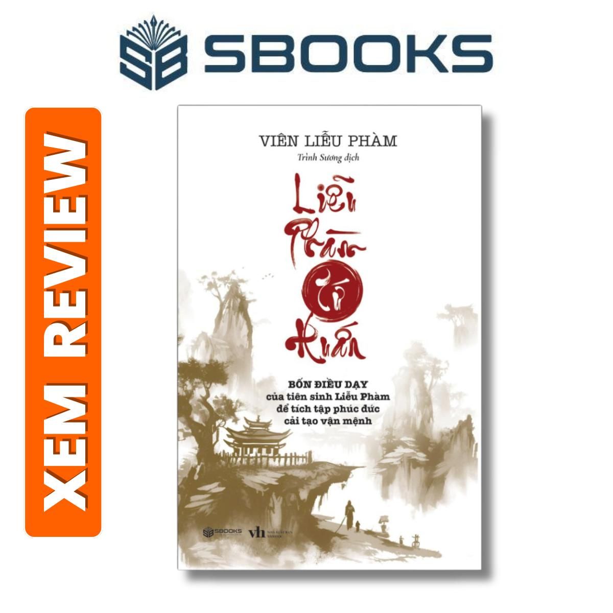 Sách - Liễu Phàm Tứ Huấn - Viên Liễu Phàm - sách tôn giáo & triết học nên đọc 2024 - Sách SBOOKS chính hãng