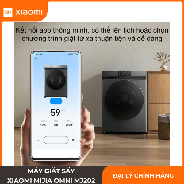 Máy Giặt Sấy Xiaomi Mijia Omni MJ202 10Kg Sấy 7Kg Giá Rẻ