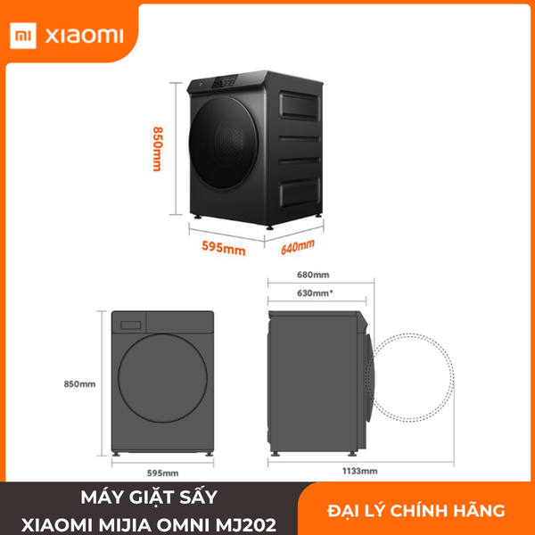 Máy Giặt Sấy Xiaomi Mijia Omni MJ202 10Kg Sấy 7Kg Giá Rẻ