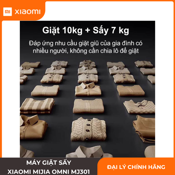 Máy Giặt Sấy Xiaomi Mijia Omni MJ301 Pro Giặt 10Kg Sấy 7Kg Giá Rẻ