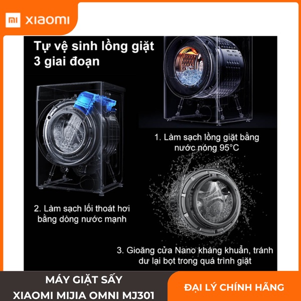 Máy Giặt Sấy Xiaomi Mijia Omni MJ301 Pro Giặt 10Kg Sấy 7Kg Giá Rẻ