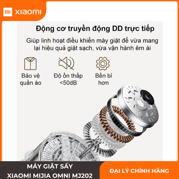 Máy Giặt Sấy Xiaomi Mijia Omni MJ202 10Kg Sấy 7Kg Giá Rẻ