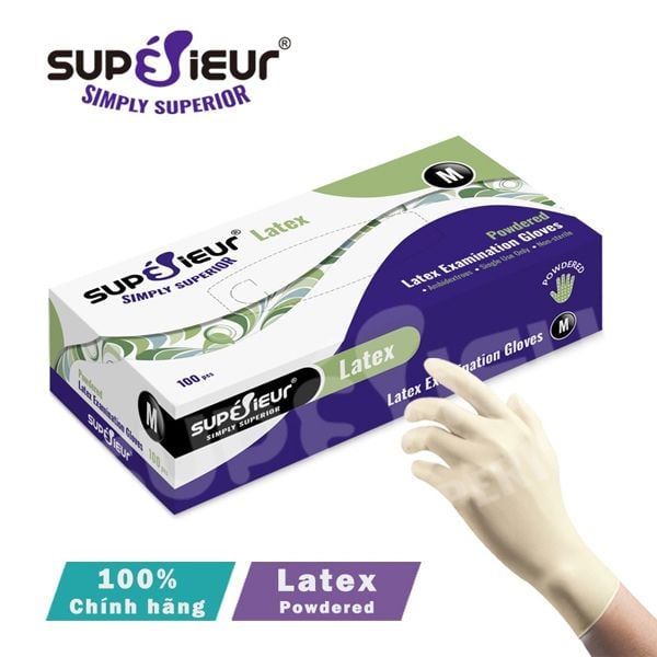 Găng Tay Y Tế Có Bột Latex Supérieur
