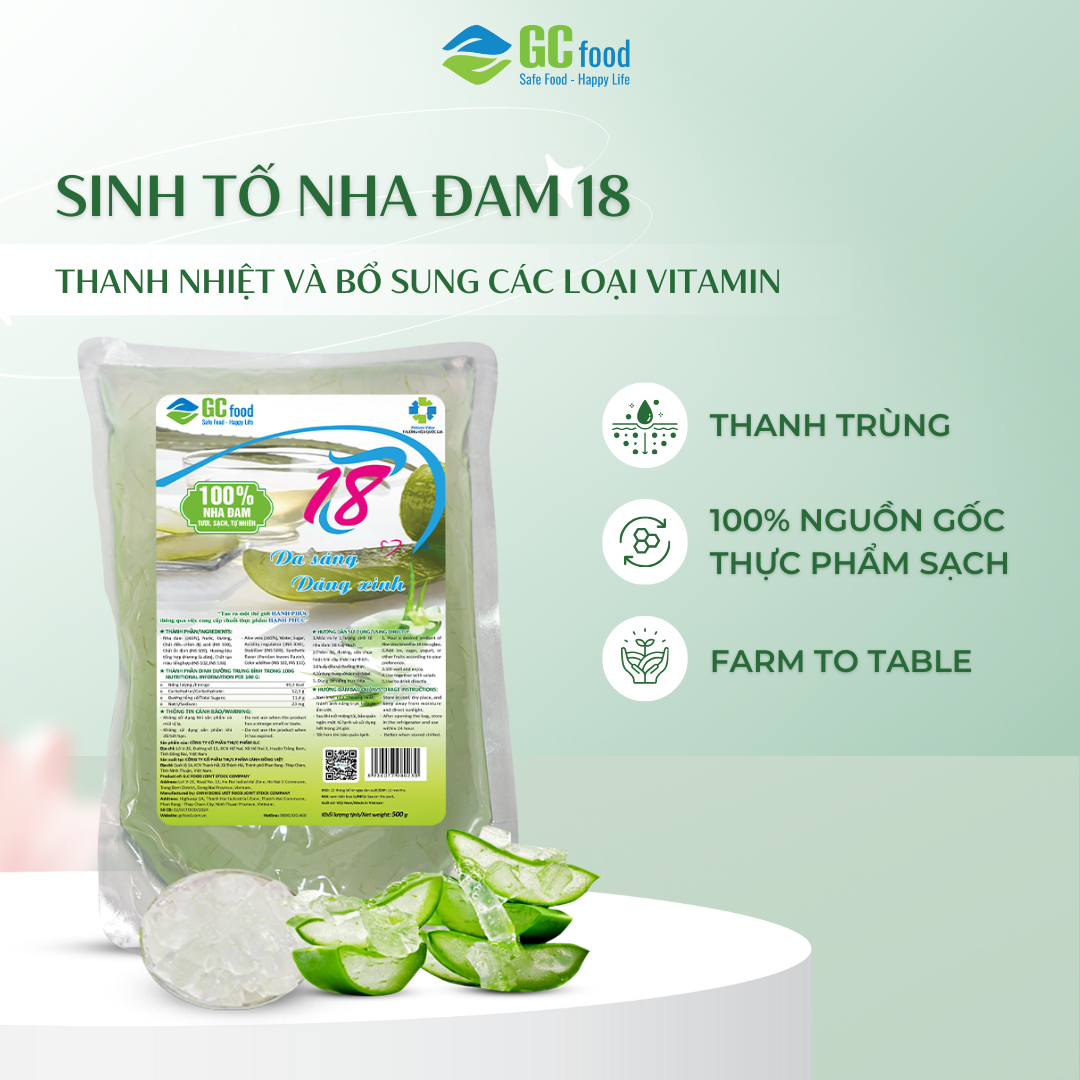 Sinh Tố Nha Đam 18