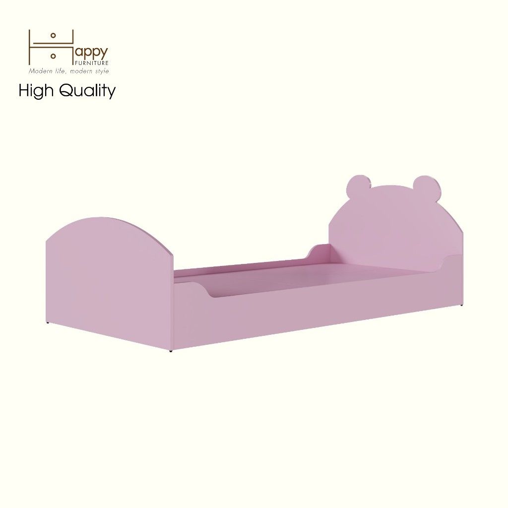 HAPPY FURNITURE , Giường ngủ cho trẻ em - KID , GNG_162 , GNG_163 , 203cm x 20cm