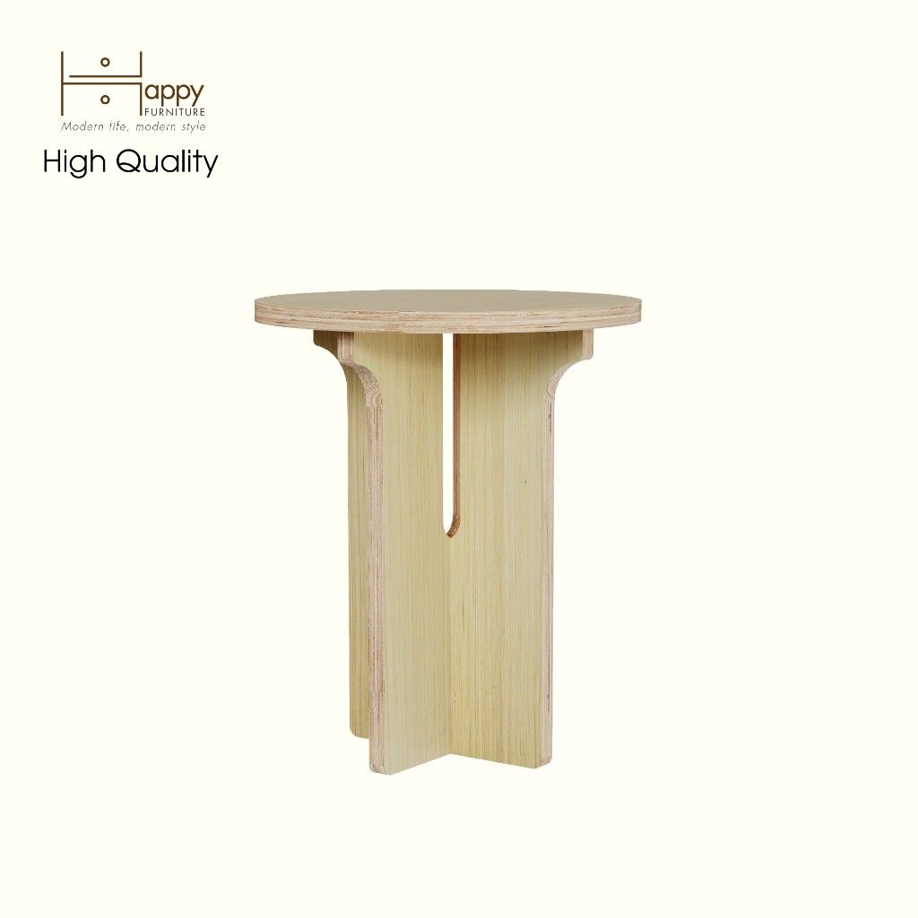HAPPY FURNITURE , Gỗ tự nhiên , Táp đầu giường gỗ Plywood - AIDAN , GHE_003 , Cao 42cm