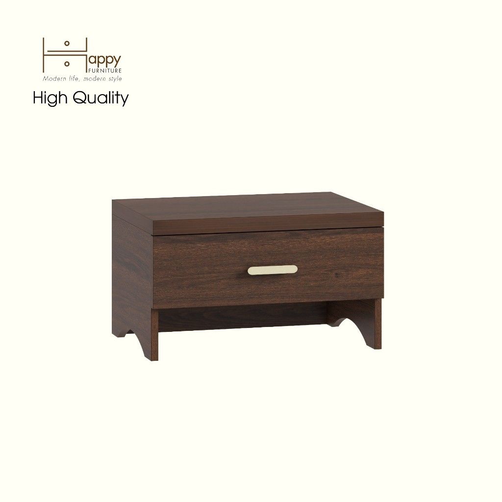HAPPY FURNITURE , Táp đầu giường 1 ngăn kéo - CHEVY, THK_260 , 55cm x 40cm x 32cm DxRxC