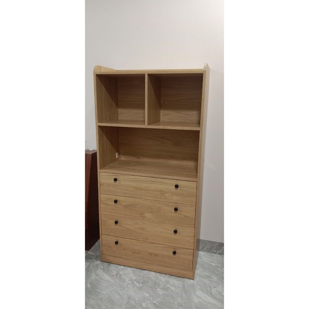 HAPPY FURNITURE , Tủ lưu trữ 7 ngăn - CANA , THK_051 , 80cm x 40cm x 160cm