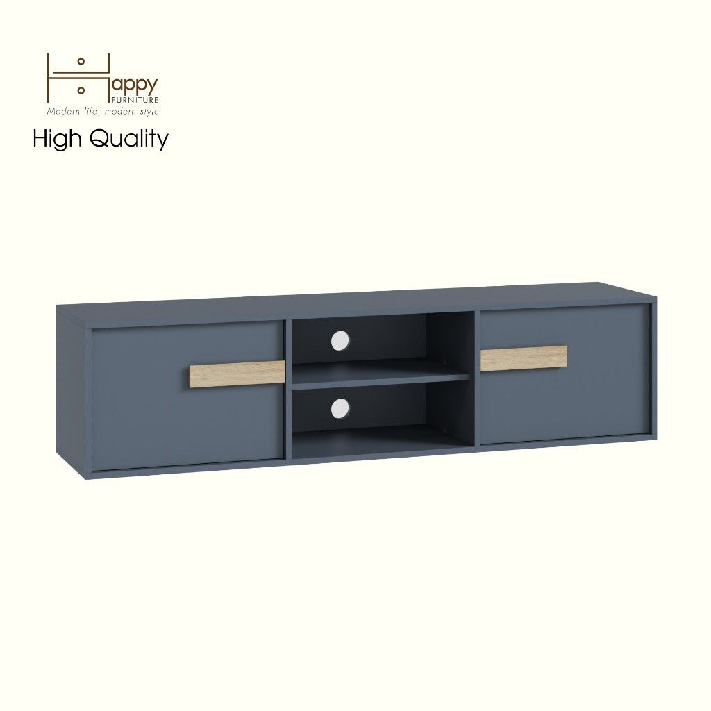 HAPPY FURNITURE , Kệ TV 2 cửa mở - SPACE, KTV_087 , 170cm x 40cm x 42cm DxRxC