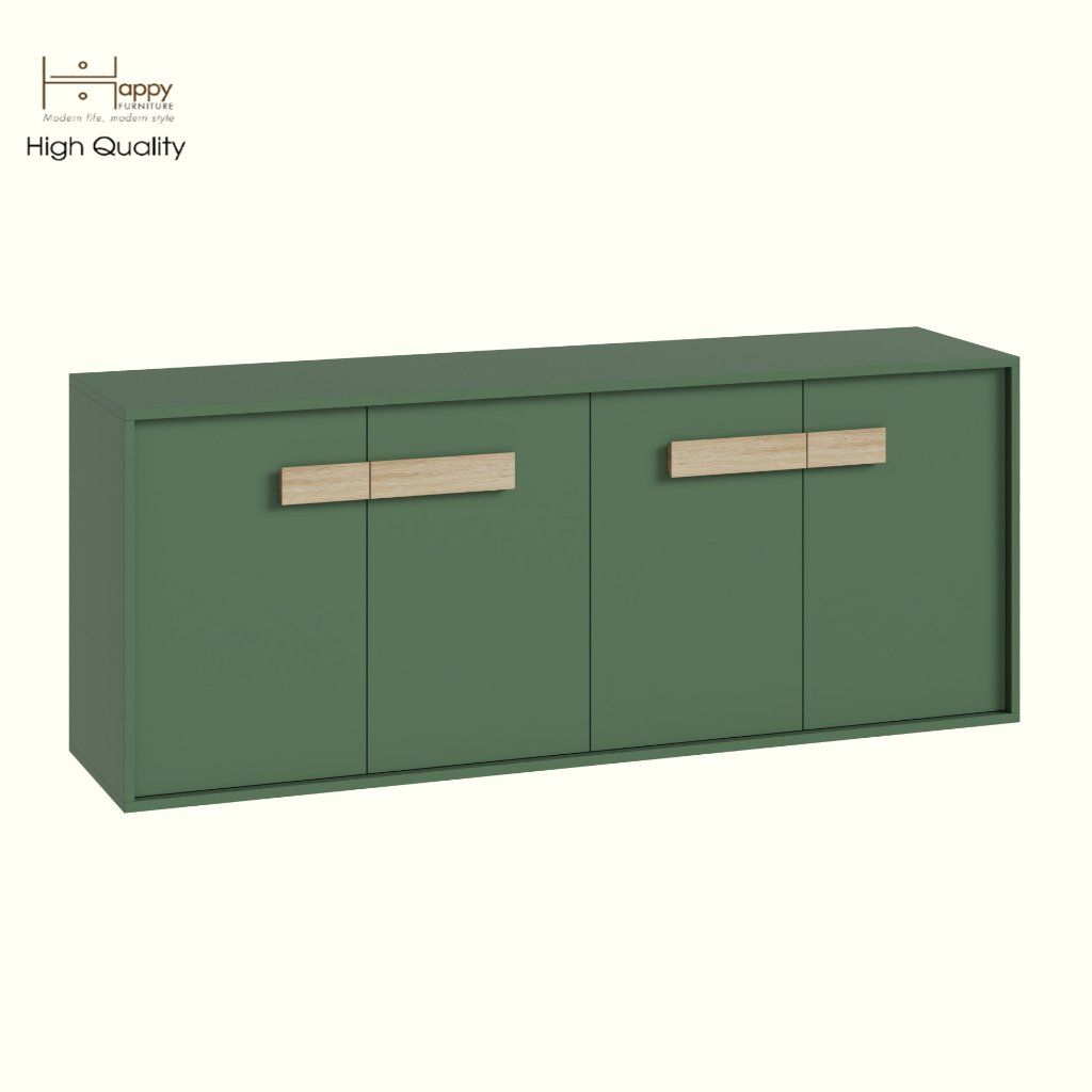 HAPPY FURNITURE , Tủ lưu trữ 4 cửa mở - SPACE, TCM_239 , 160cm x 40cm x 64cm DxRxC