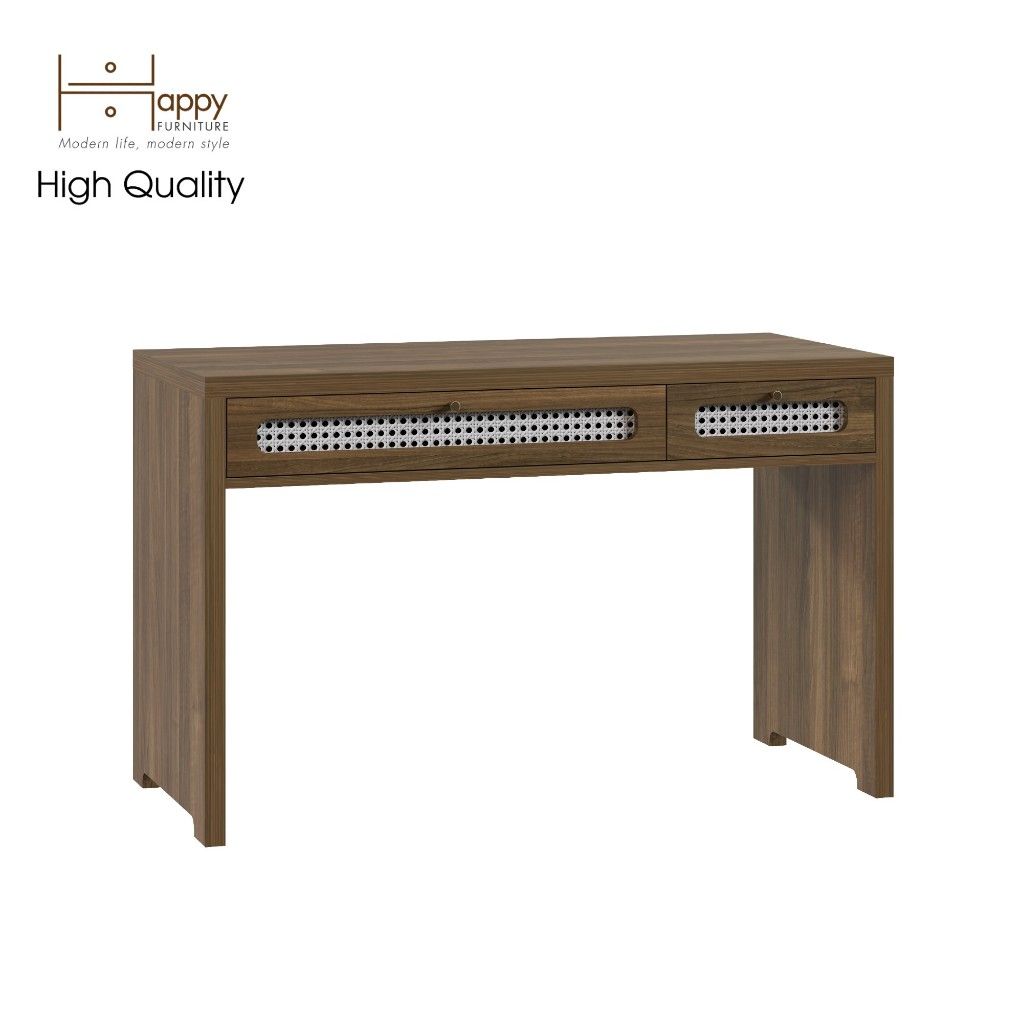 HAPPY FURNITURE , Bàn làm việc 2 ngăn kéo - MEYDAN , BAN_042 , 120cm x 55cm x 75cm