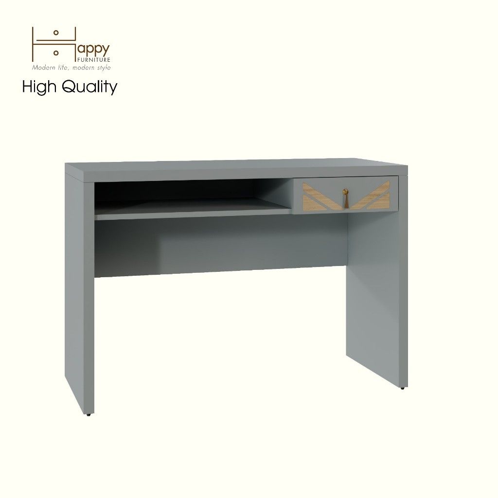 HAPPY FURNITURE , Bàn trang điểm 1 ngăn kéo - CHARIS , BAN_067 , 110cm x 45cm x 75cm