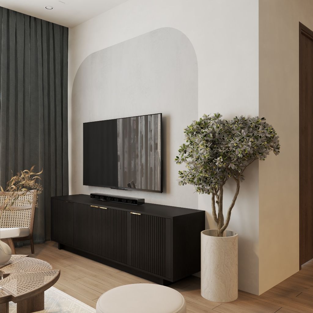 HAPPY FURNITURE , Kệ TV 4 cửa mở - NAMI, KTV_072 , 180cm x 40cm x 56cm DxRxC