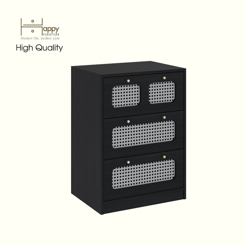 HAPPY FURNITURE , Tủ lưu trữ 3 ngăn kéo - MAY , THK_309 , 60cm x 45cm x 83cm DxRxC