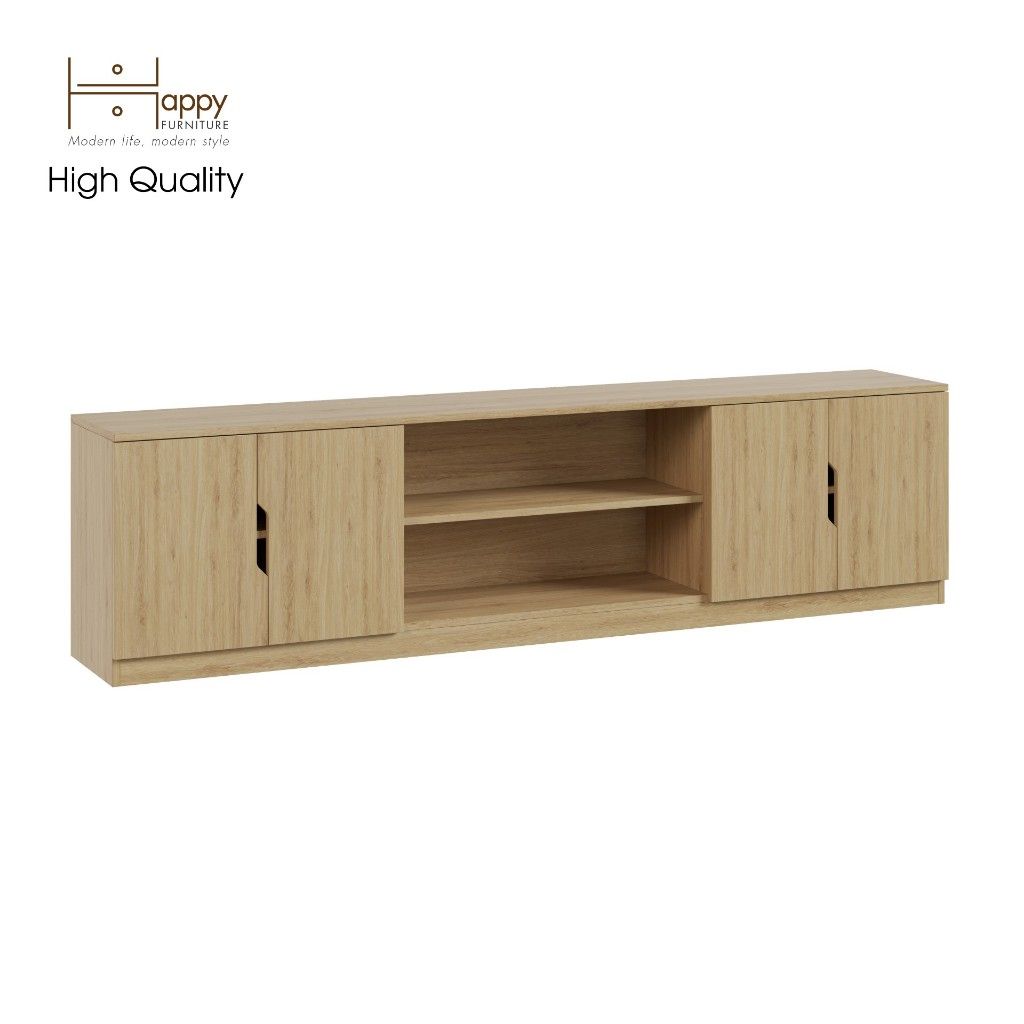 HAPPY FURNITURE , Kệ Tivi 6 ngăn - DASH , KTV_006 , 210cm x 35cm x 54cm