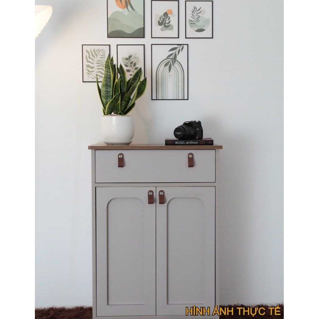 HAPPY FURNITURE , Tủ lưu trữ 2 cửa mở - NOMIA , TCM_036 , 64cm x 35cm x 90cm