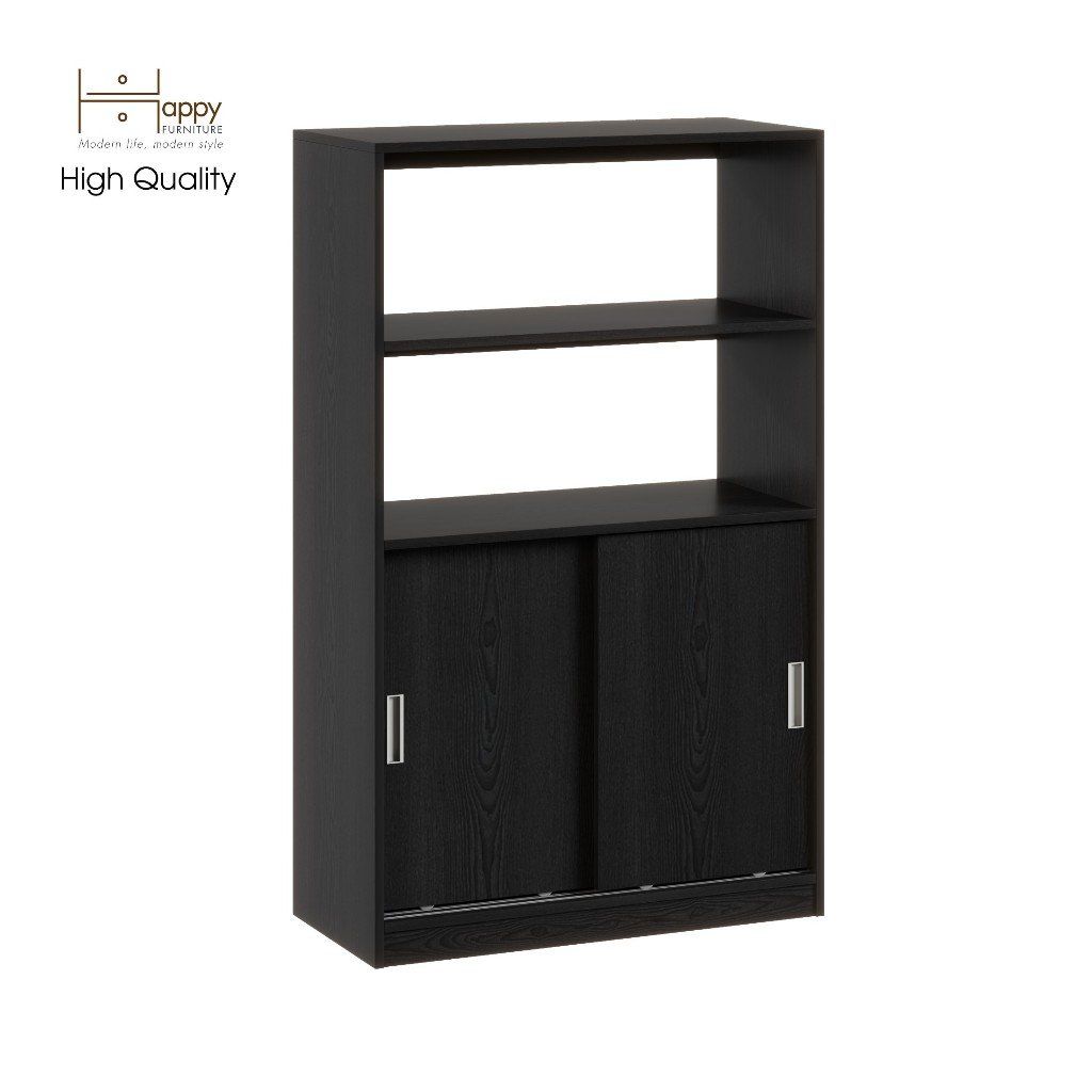 HAPPY FURNITURE , Tủ lưu trữ 2 cửa lùa - LUCA , TCL_009 , 86cm x 40cm x 140cm
