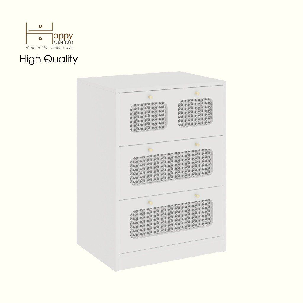 HAPPY FURNITURE , Tủ lưu trữ 3 ngăn kéo - MAY , THK_309 , 60cm x 45cm x 83cm DxRxC