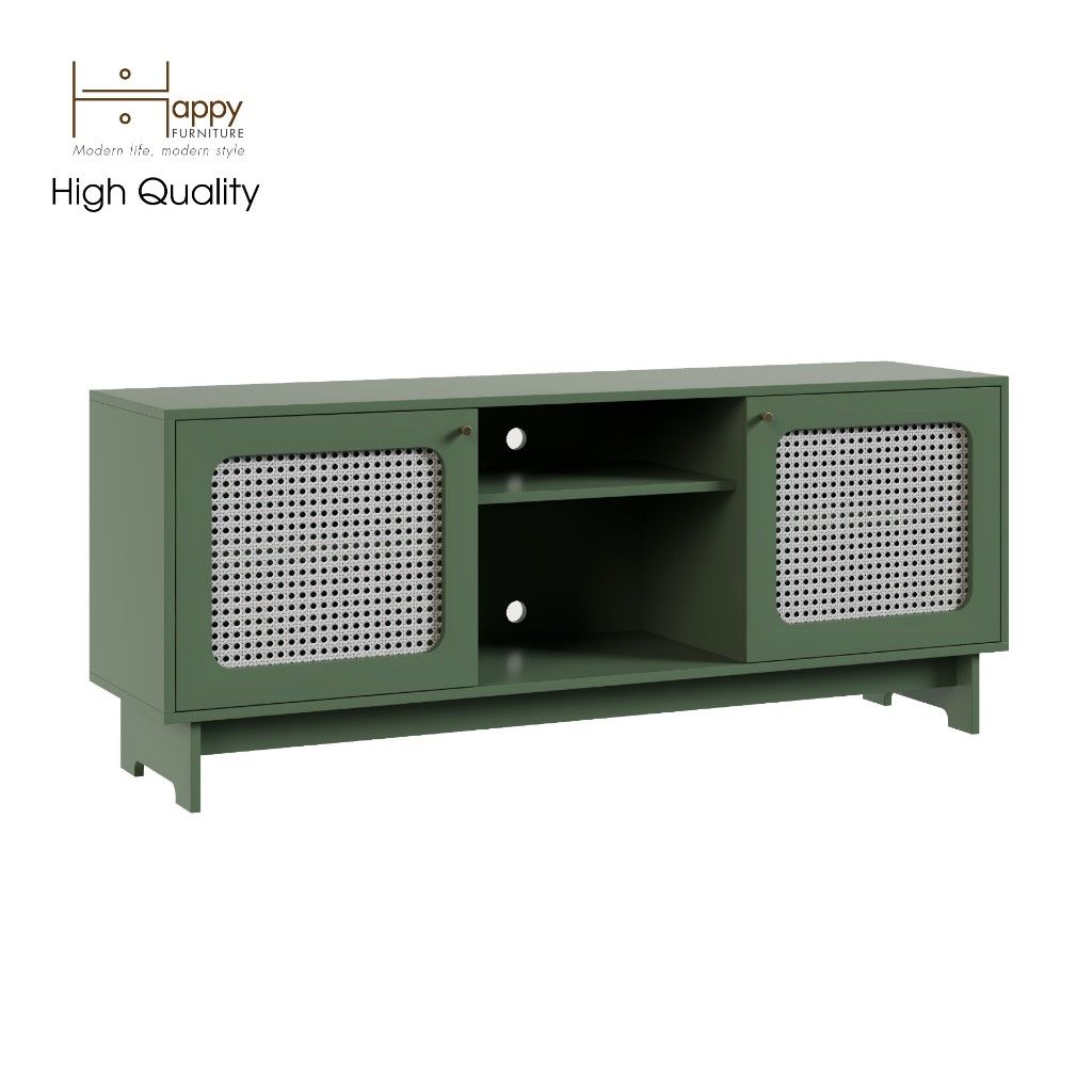 HAPPY FURNITURE , Kệ TV 2 cửa mở - MEYDAN , KTV_014 , 160cm x 42cm x 65cm