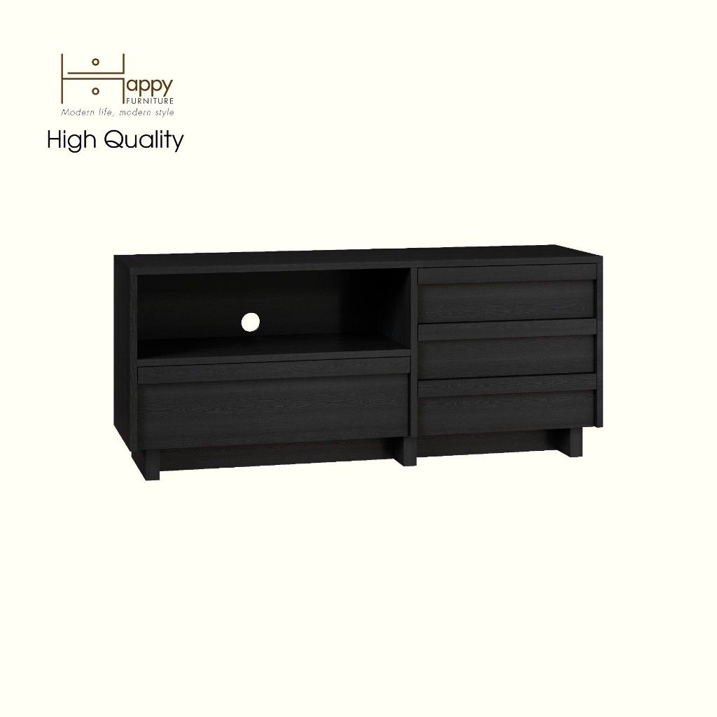 HAPPY FURNITURE , Kệ TV 4 hộc kéo - MAVIS , KTV_041 , 120cm x 40cm x 52cm